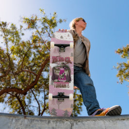 Alien GRILLEN Cow Abduction Joke Skateboard