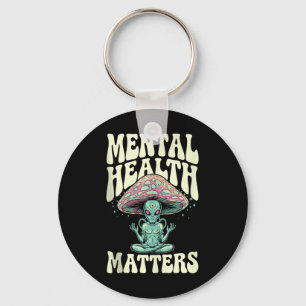 Alien Groovy Mental Health S Mental Health Awarene Schlüsselanhänger