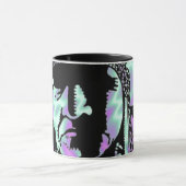 Alien Grün, Indischer Becher Tasse (Zentrum)