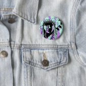 Alien Grün, Indischer Knopf Button (Beispiel)