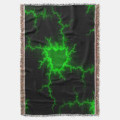 Alien Grüne Blitze in Pitch Black Decke (Vorderseite Vertikal)