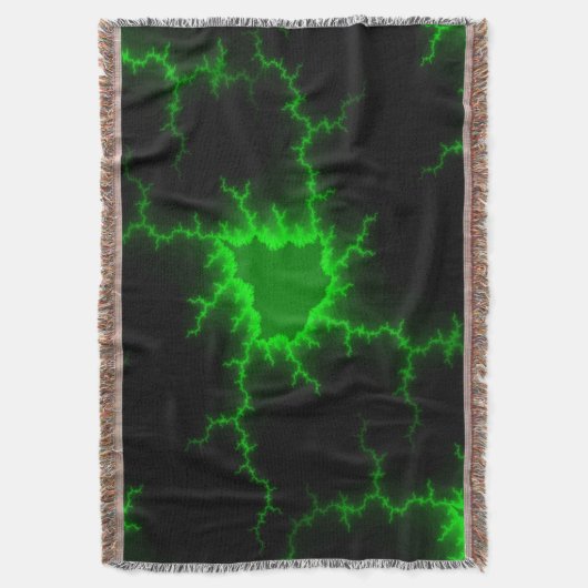 Alien Grüne Blitze in Pitch Black Decke (Vorderseite Vertikal)