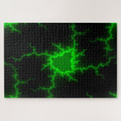 Alien Grüne Blitze in Pitch Black Puzzle (Horizontal)