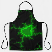 Alien Grüne Blitze in Pitch Black Schürze (Vorderseite)