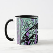 Alien Grüner Drachenbecher Tasse (Links)