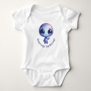 Alien - Grüße Erdlinge Baby Strampler