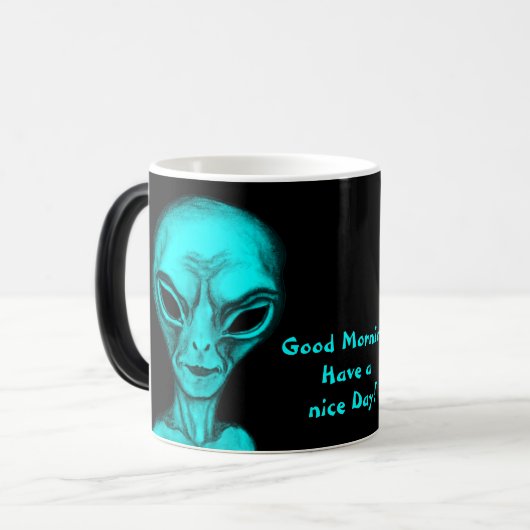 Alien, Guten Morgen Verwandlungstasse (Vorderseite Links)