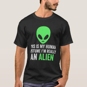 Alien Halloween , Alien Hallowen Costume, Girl Boy T-Shirt