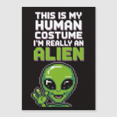 Alien Halloween Magnet (Vorderseite)