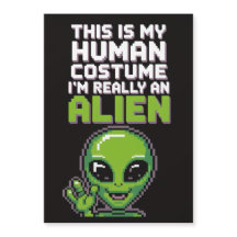 Alien Halloween Magnet