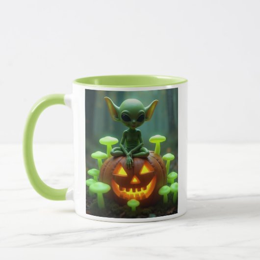 Alien halloween tasse (Links)