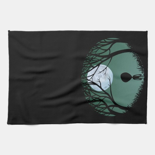 Alien Handtuch Party Custom Alien E.T. Teetücher (Horizontal)