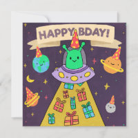 Alien Happy Birthday