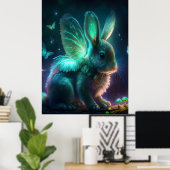 Alien Hase Poster (Heimbüro)