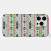Alien hässlicher Weihnachtspullover iPhone Hülle (Rückseite (Horizontal))