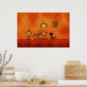 Alien Hausfrau Poster (Küche)