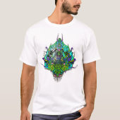 Alien Head - Aqua T-Shirt (Vorderseite)