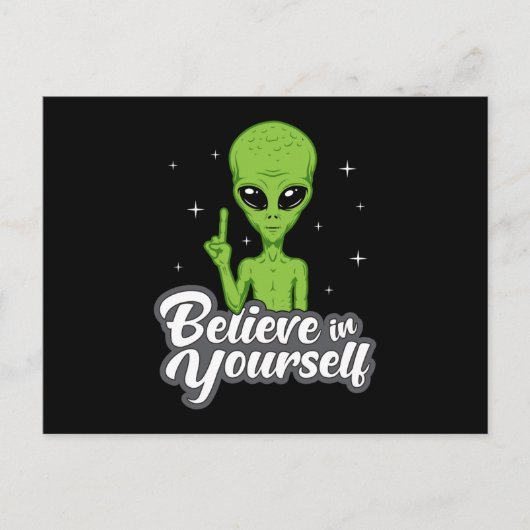Alien Head Area 51 Ufo Außerirdischen Space Funny Postkarte (Vorderseite)