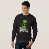 Alien Head Area 51 Ufo Außerirdischen Space Funny  Sweatshirt (Vorne ganz)