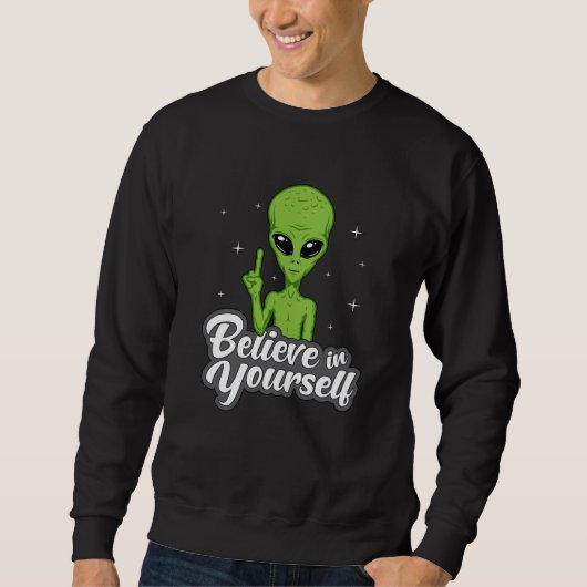 Alien Head Area 51 Ufo Außerirdischen Space Funny  Sweatshirt (Vorderseite)