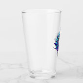 Alien Head - blau und lila Glas (Rechts)