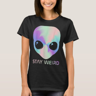 Alien Head Bleibe komische Alien Weltraumliebe Kin T-Shirt