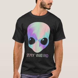 Alien Head Bleibe komische Alien Weltraumliebe Kin T-Shirt