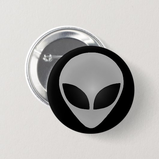 Alien Head Button (Vorne & Hinten)