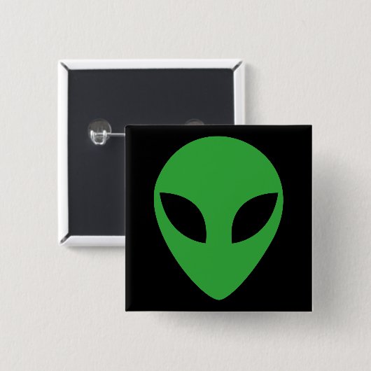 Alien Head Button (Vorne & Hinten)