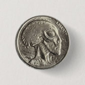 Alien Head Coin Button (Vorderseite)