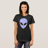 Alien Head Colorful UFO T-Shirt (Vorne ganz)
