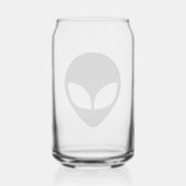 Alien Head Dosenglas (Rückseite)