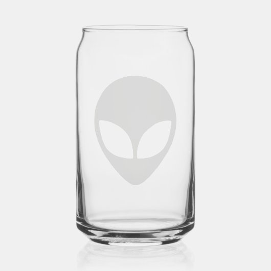 Alien Head Dosenglas (Rückseite)