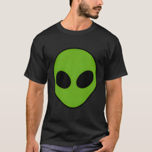 Alien Head Extraterrestrische grüne Alien T-Shirt