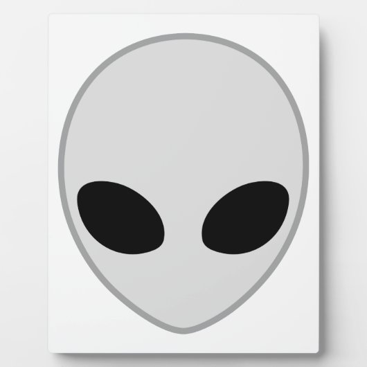 Alien Head Fotoplatte (Vorderseite)