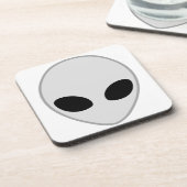 Alien Head Getränkeuntersetzer (Linke Seite)