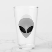 Alien Head Glas (Vorderseite)