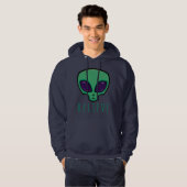 Alien Head glauben Hoodie (Vorne ganz)