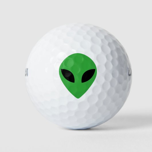 Alien Head Golfball (Vorderseite)