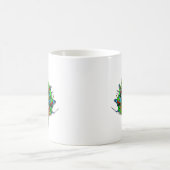 Alien Head - grün Kaffeetasse (Mittel)