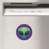 Alien Head Icon Magnet (In Situ (Geschirrspüler))