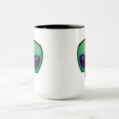 Alien Head Icon Tasse (Zentrum)