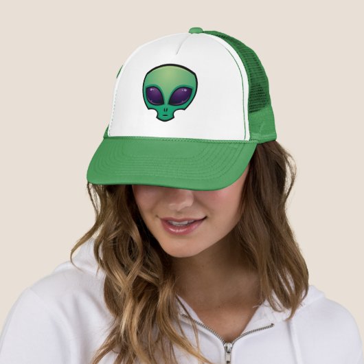 Alien Head Icon Truckerkappe (Beispiel)