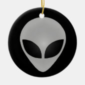 Alien Head Keramikornament (Vorne)