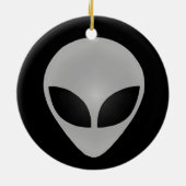 Alien Head Keramikornament (Hinten)