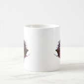 Alien Head - lila Kaffeetasse (Mittel)