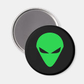Alien Head Magnet (Vorderseite/Rückseite)