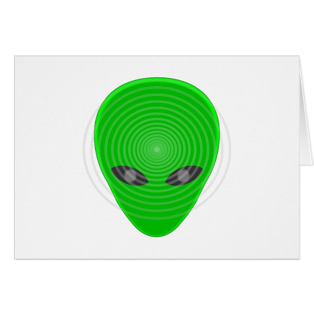 Alien Head Mind Kontrolle (Vorderseite (Horizontal))