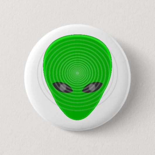 Alien Head Mind Kontrolle Button (Vorderseite)