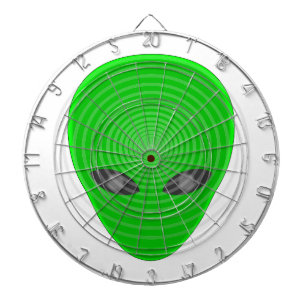 Alien Head Mind Kontrolle Dartscheibe